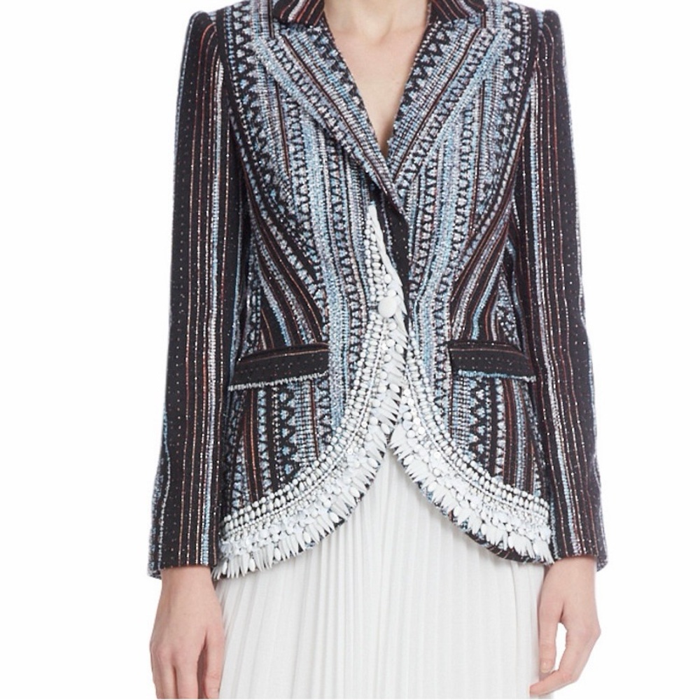 Badgley Mischka Elegant Women's Patterned Jacket